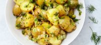 طرز تهیه سالاد سیب زمینی کالیفرنیایی