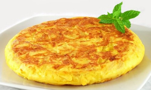 طرز پخت املت اسپانیایی