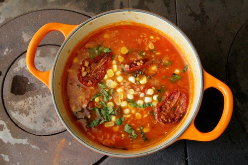 طرز تهیه سوپ ذرت با گوجه خوشمزه طرز تهیه سوپ ذرت با گوجه خوشمزه