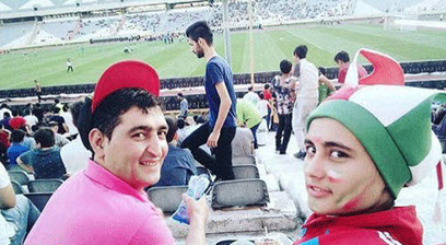 ورود این دختر به ورزشگاه آزادی برای دیدن بازی لالیگا (عکس) ورود این دختر به ورزشگاه آزادی برای دیدن بازی لالیگا (عکس)