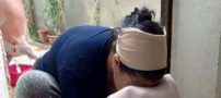 باطل کردن طلسم بی شوهری با پوست گوسفند (عکس)