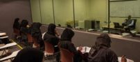 عکس باورنکردنی از یک استاد مرد در کلاس دختران دانشجو عربستان