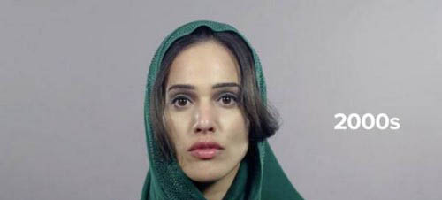 عکس هایی جالب از آرایش دختر ایرانی در طی 100 سال