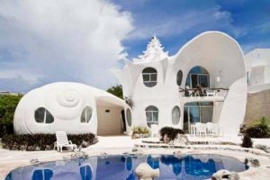 عکس هایی از خانه رویایی به شکل صدف دریایی