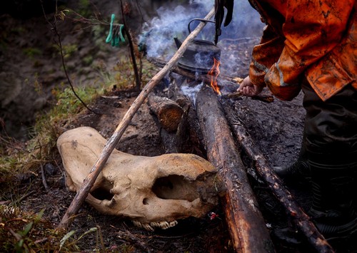 عکس های دیده نشده از تجارت شکارچیان ماموت