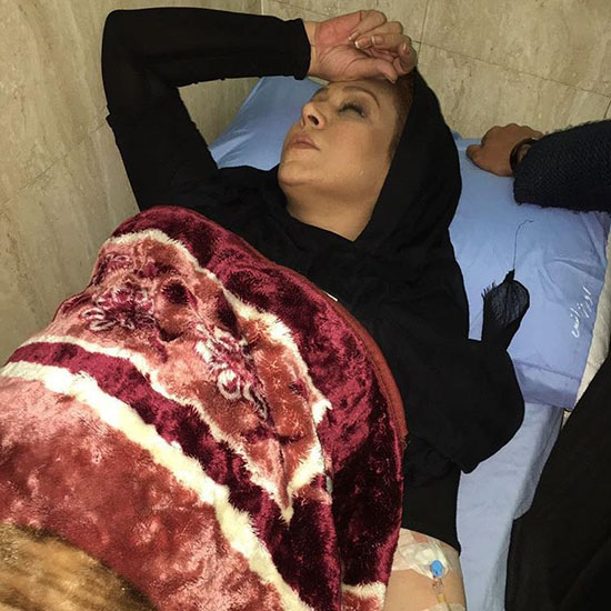 آنفولانزا بازیگر زن ایرانی را به بیمارستان کشاند آنفولانزا بازیگر زن ایرانی را به بیمارستان کشاند