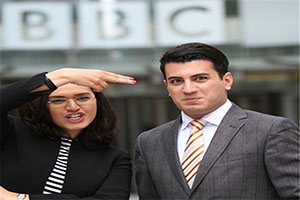 همسر خانم مجری معروف بی بی سی در ایران +تصاویر