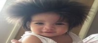 دختر 21 ماهه صاحب پرپشت ترین موی دنیا +تصاویر