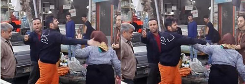 فیلم درگیری مامور سد معبر با زن دستفروش در فومن +عکس و جزئیات فیلم درگیری مامور سد معبر با زن دستفروش در فومن +عکس و جزئیات