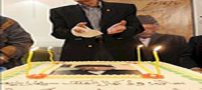کیک تولد جمشید مشایخی و اتفاق بد روز تولدش+عکس و مصاحبه