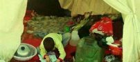زندگی کودک فومنی و خانواده اش بدون یارانه در چادر برفی+تصاویر