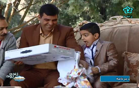 مصاحبه تلویزیونی با سجاد رضایی +تصاویر