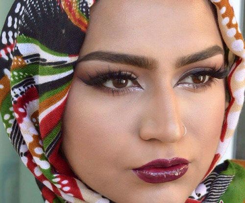 زیباترین مدلهای آرایش خلیجی Sumera Waheed