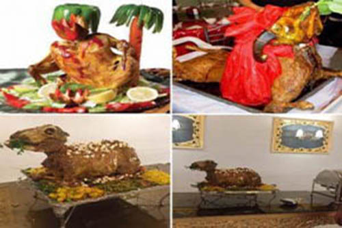 اعتراض خانم بازیگر گیاهخوار به تزئین کباب بره +عکس