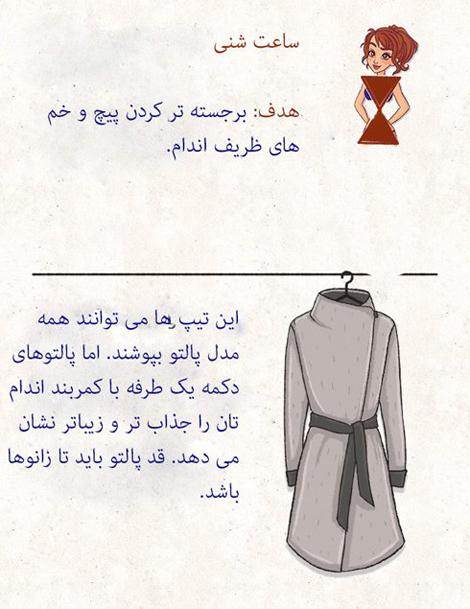 روش انتخاب پالتوی مناسب با فرم بدن +تصاویر