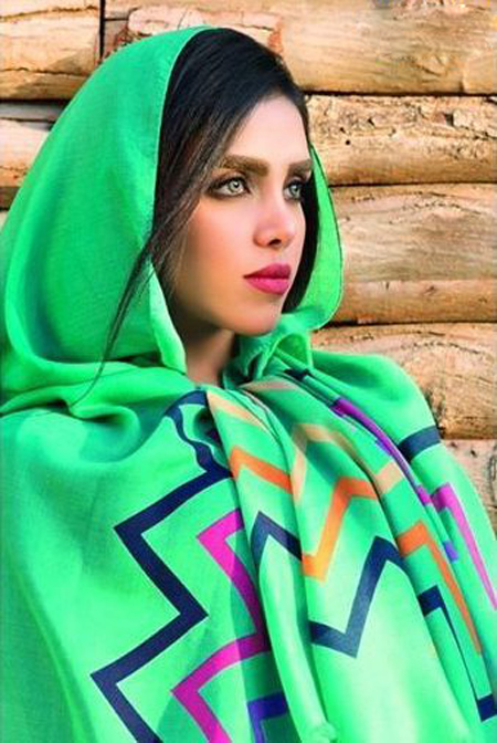 زیباترین مدلهای روسری و شال مد سال