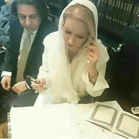 عکسی از مراسم عروسی افشین یداللهی و شبنم