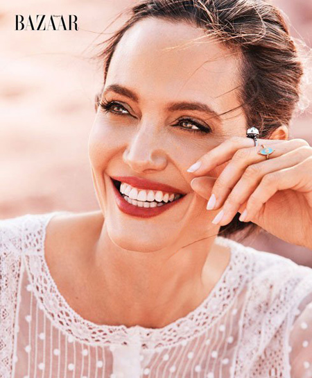 عکس های جدید آنجلینا جولی روی مجله مشهور