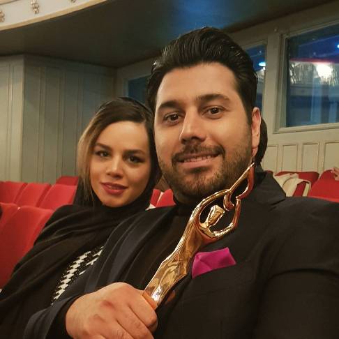 جدیدترین عکس احسان خواجه امیری در کنار همسرش