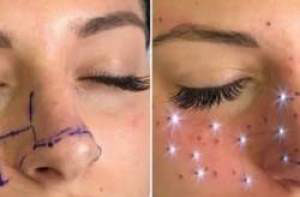 جدیدترین نوع تتو ابرو روی صورت این دختر ها (عکس)