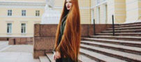 دختری با جذاب ترین چهره و زیباترین مو