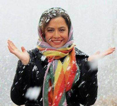 عکس های هنرمندان در برف زیبای زمستانی