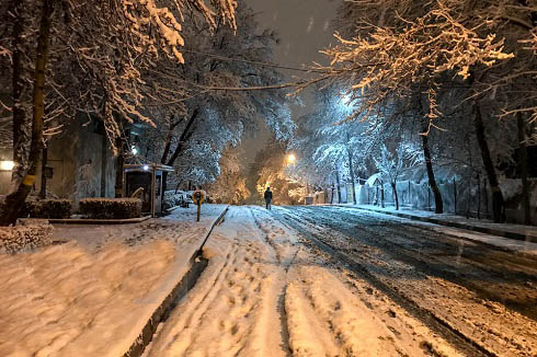 عکس های شگفت انگیز از تهران سفید پوش