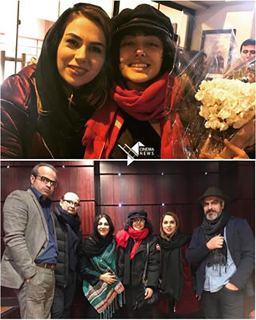 عکس بازیگر زن ایرانی با گلشیفته فراهانی در پاریس