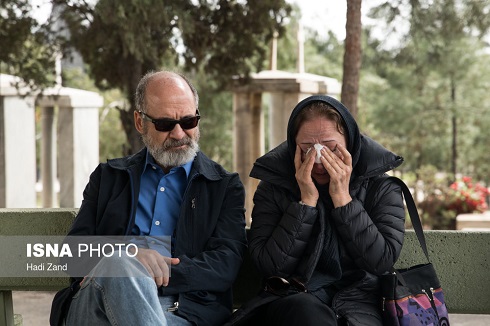 تصاویر تشییع و خاکسپاری لوون هفتوان بازیگر ایرانی