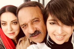عکس جدید زوج بازیگر ایرانی و دخترشان در نوروز 97