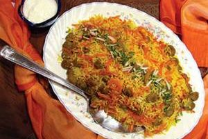 طرز تهیه غذای محلی خراسانی ساطری پلو