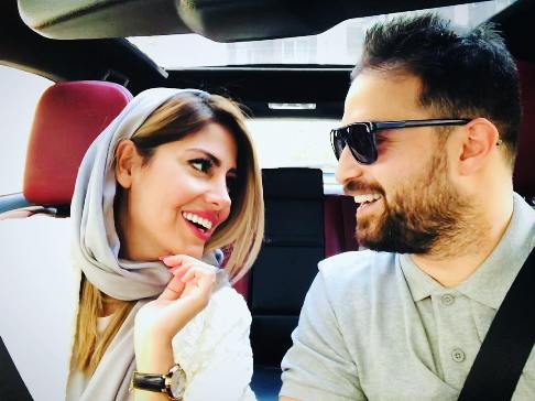 سالگرد ازدواج بابک جهانبخش و همسر دومش (عکس)