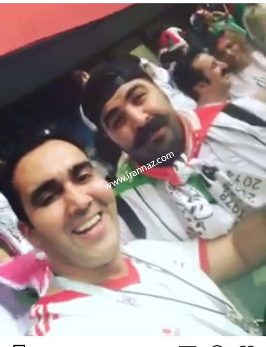 بهنام بانی و پوریا پورسرخ در استادیوم سن پترزبورگ روسیه بهنام بانی و پوریا پورسرخ در استادیوم سن پترزبورگ روسیه