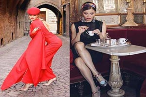 عکس های زیباترین زن 49 ساله جهان با چهره و اندامی جذاب