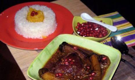 طرز تهیه خورش انار و بادمجان خوشمزه