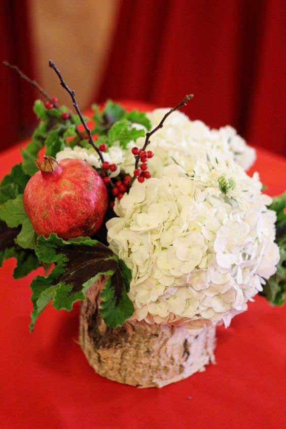 مدل های شیک و جدید تزیین انار مخصوص شب یلدا