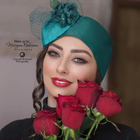آرایش متفاوت نفیسه روشن و الهام حمیدی در روز عشق