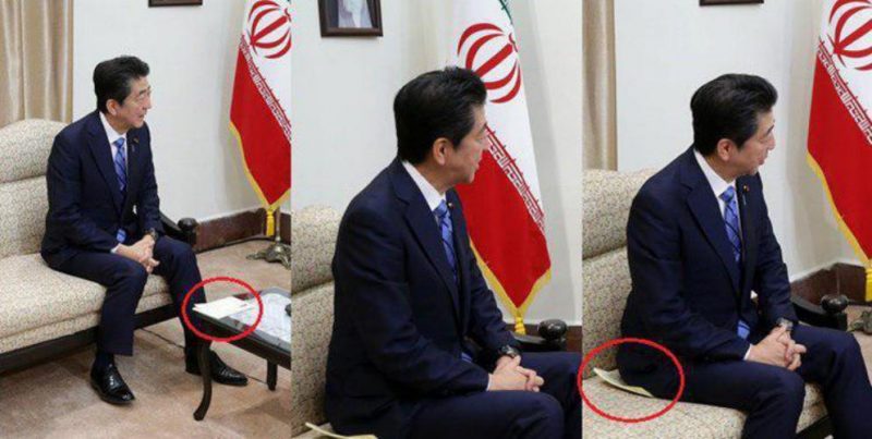 برخورد رهبر با نامه ترامپ و شینزو آیه رئیس جمهور ژاپن (عکس)