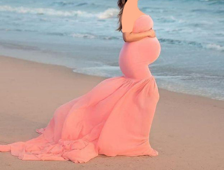 شیک ترین مدل های لباس بارداری مجلسی (عکس)