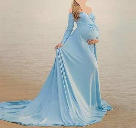 شیک ترین مدل های لباس بارداری مجلسی (عکس)