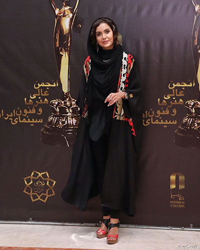 تيپ بازيگران در جشن سینما (عكس)