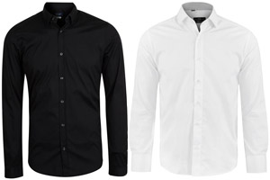 پیراهن سفید یا مشکی مجلسی مردانه