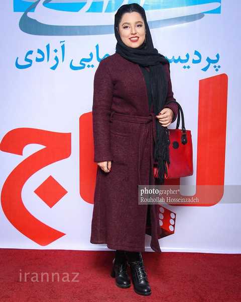 استایل زمستانه مهسا هاشمی در مراسم اکران فیلم «لیلاج»