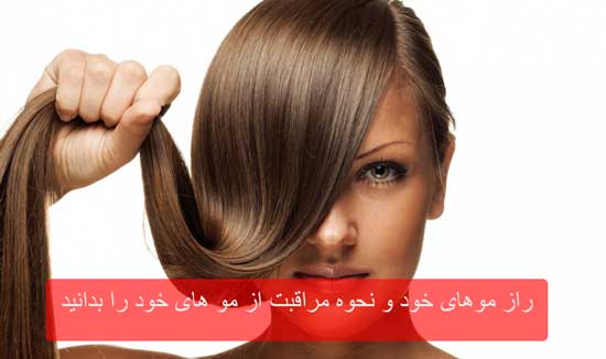 راز موهای خود و نحوه مراقبت از مو های خود را بدانید