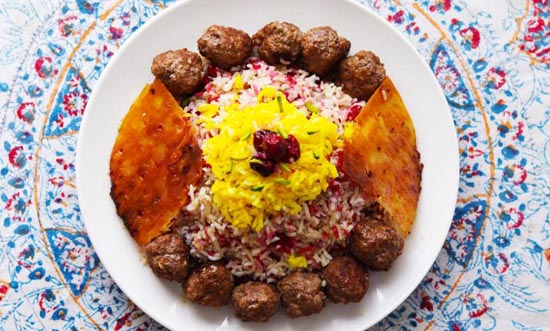 طرز تهیه قنبر پلو شیرازی مجلسی (عکس)