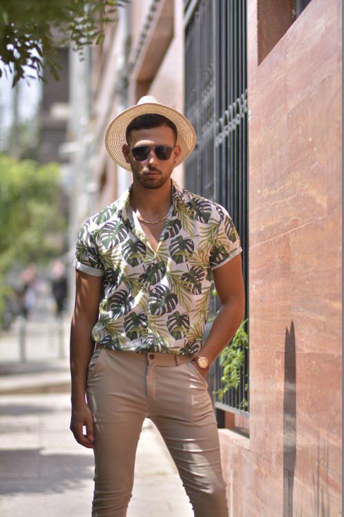 جدیدترین مدل پیراهن هاوایی مردانه مد امسال