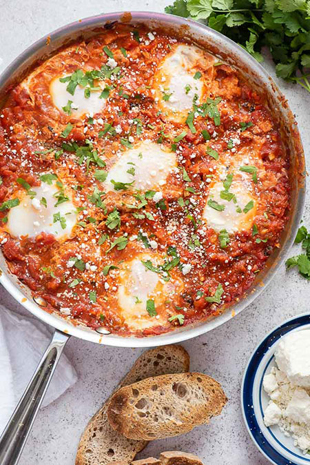 طرز تهیه غذای ارزان و آسان شکشوکه (عکس)