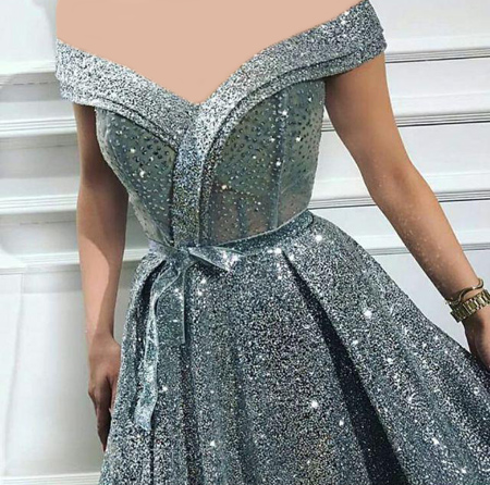 شيک ترين لباس هاي شب از جنس لمه