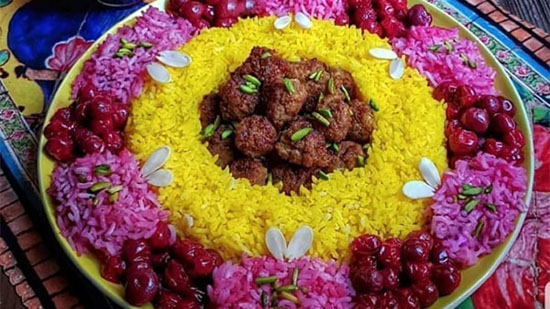 روش تهیه آلبالو پلو مجلسی با ترفند های ساده