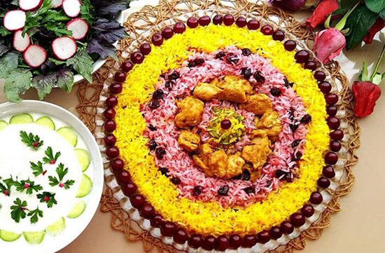 روش تهیه آلبالو پلو مجلسی با ترفند های ساده